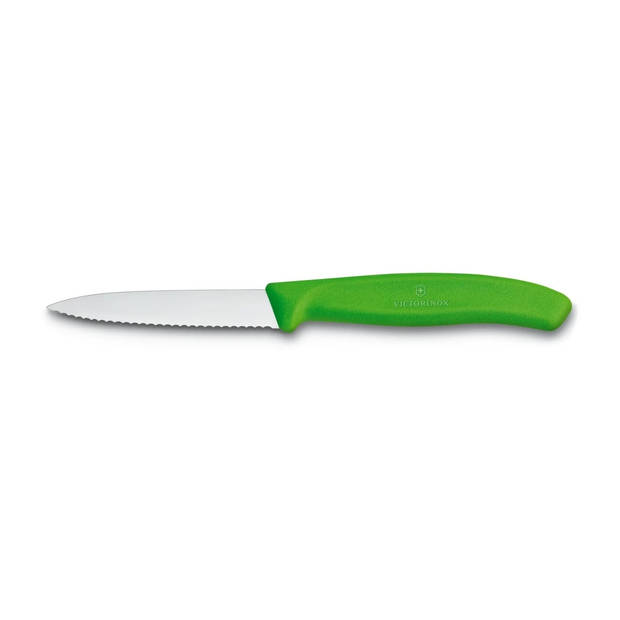 Victorinox Schilmes Swiss Classic - Groen - Gekarteld - 8 cm