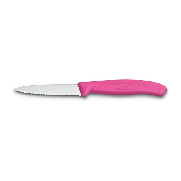 Victorinox Schilmes Swiss Classic - Roze - Gekarteld - 8 cm