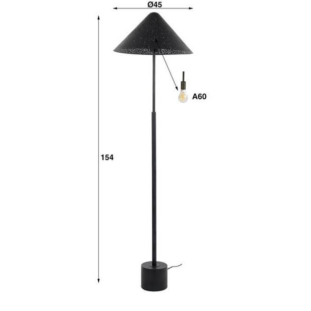 Hoyz Collection - Vloerlamp Kosmos LED-dimmer - Charcoal