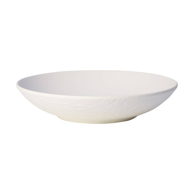 Villeroy & Boch Serveerschaal Manufacture Rock - Wit - ø 24 cm