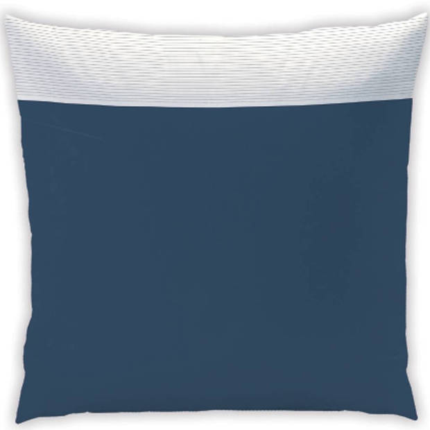 Matt & Rose Plissé Tendance - Kussensloop - 65 x 65 cm - Blauw