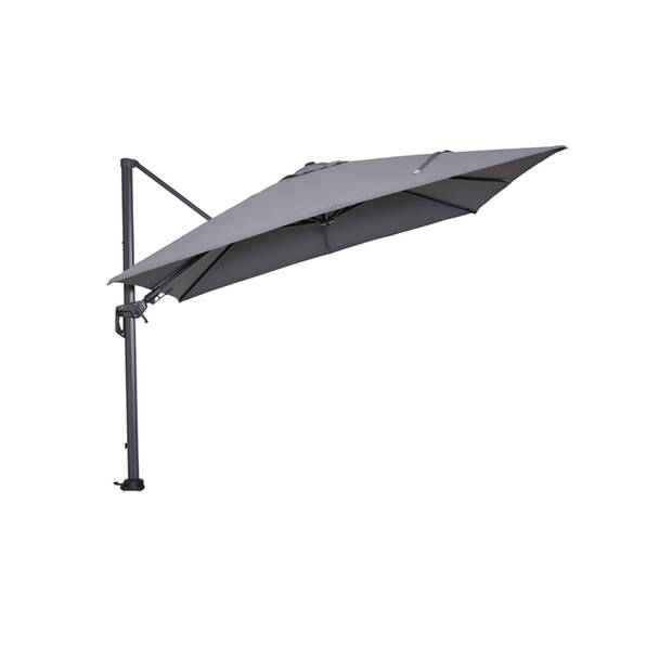 Hawaii parasol - 300x300 cm - carbon black - light grey