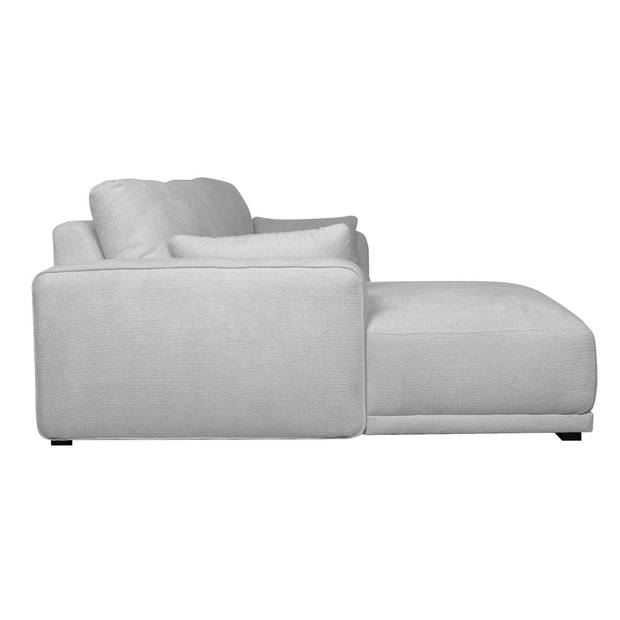 Giga Meubel - Loungebank Links Grijs Stof - 305x105x85cm - Zitdiepte 64cm