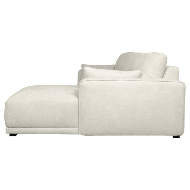 Giga Meubel - Loungebank Rechts Beige Stof - 305x105x85cm - Zitdiepte 64cm