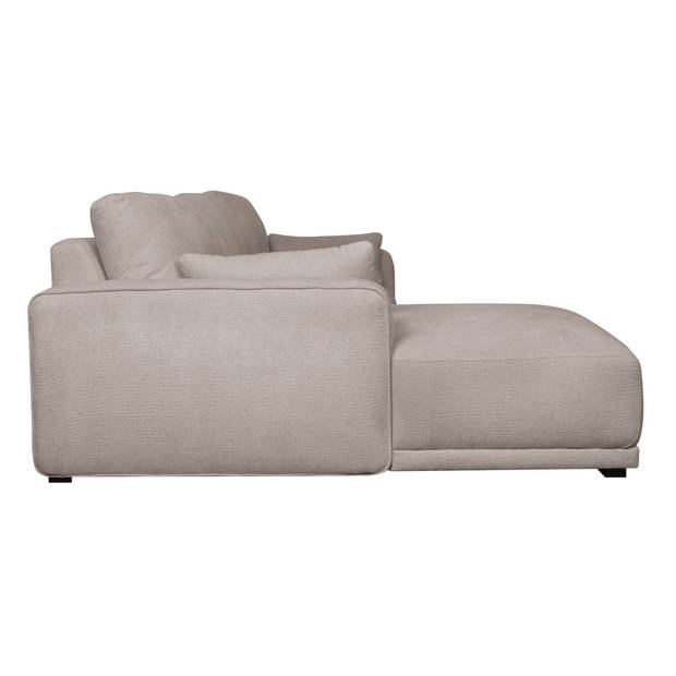 Giga Meubel - Loungebank Links Zandkleur Stof - 305x105x85cm - Zitdiepte 64cm