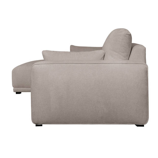 Giga Meubel - Loungebank Links Zandkleur Stof - 305x105x85cm - Zitdiepte 64cm