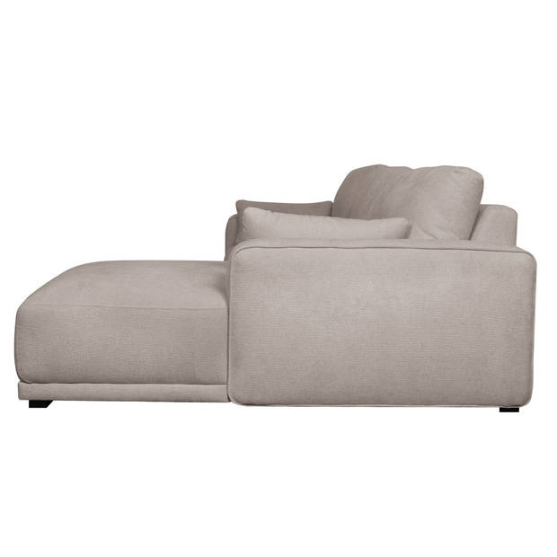 Giga Meubel - Loungebank Rechts Zandkleur Stof - 305x105x85cm - Zitdiepte 64cm