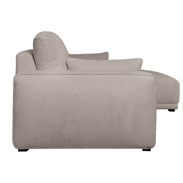 Giga Meubel - Loungebank Rechts Zandkleur Stof - 305x105x85cm - Zitdiepte 64cm