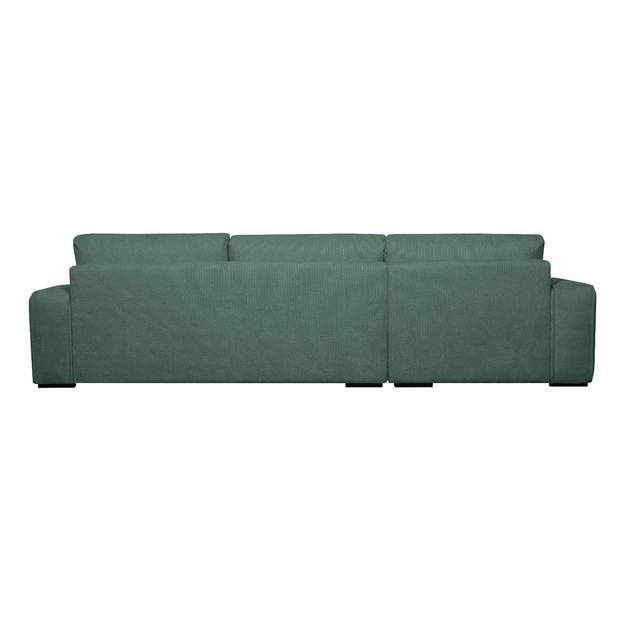 Giga Meubel - Loungebank Links Groen Stof - 305x105x85cm - Zitdiepte 64cm