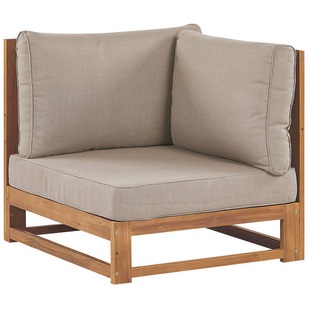 Beliani TIMOR - Tuinsofa-Lichte houtkleur-FSC® gecertificeerd acaciahout