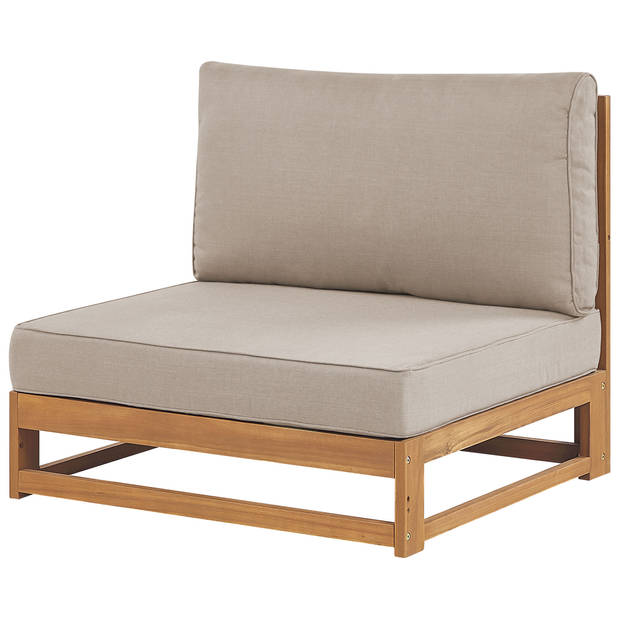 Beliani TIMOR - Tuinsofa-Lichte houtkleur-FSC® gecertificeerd acaciahout