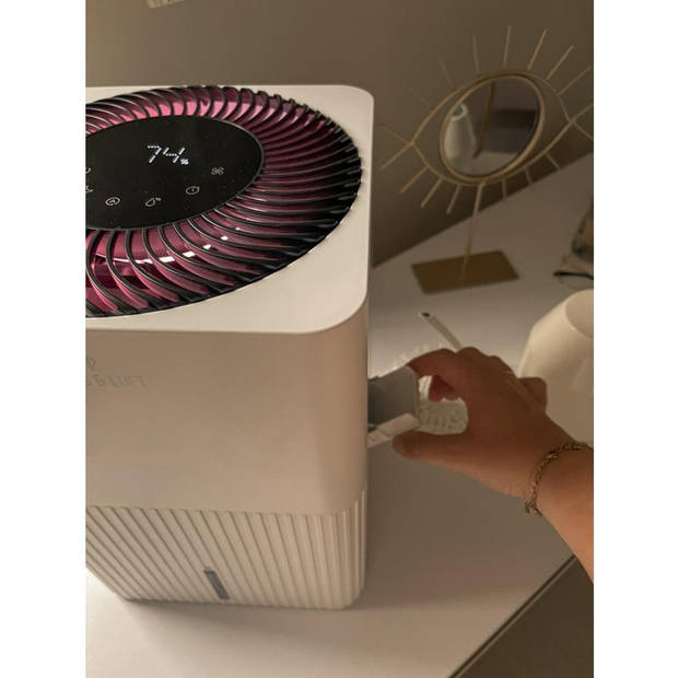 MPM - Luchtbevochtiger - Humidifier - 3 liter - Geschikt voor ruimtes tot 32m² - Ventilatorfunctie - LED-display - Wit