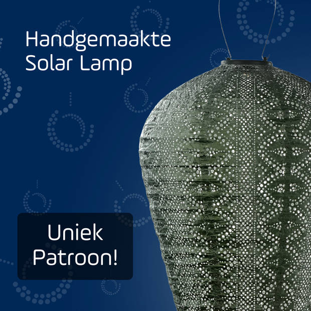 LUMIZ Solar tuinverlichting Lace Balloon - XL - Sage Green