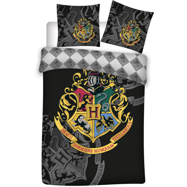 Harry Potter Dekbedovertrek - Eenpersoons - 140 x 200 cm - Polyester