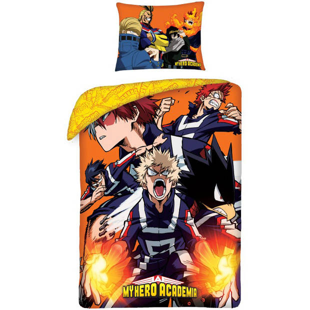 My Hero Academia Dekbedovertrek Heroes Rising - Eenpersoons - 140 x 200 cm - Katoen