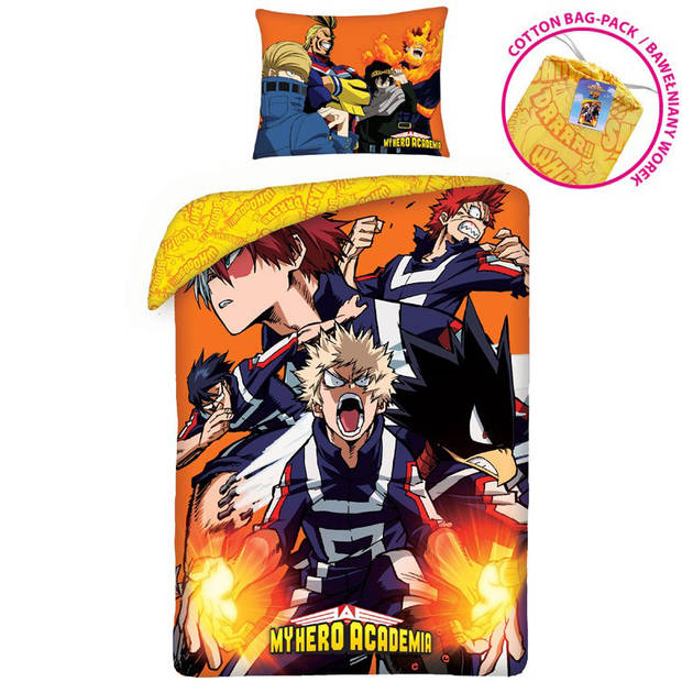 My Hero Academia Dekbedovertrek Heroes Rising - Eenpersoons - 140 x 200 cm - Katoen