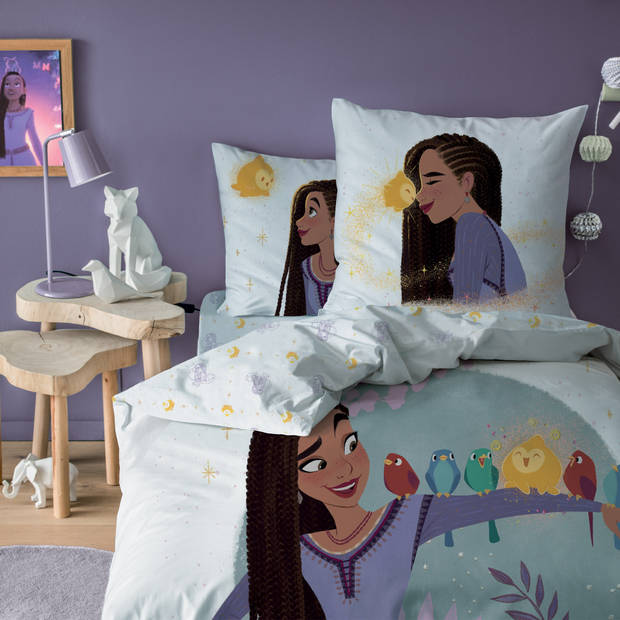 Disney Wish Dekbedovertrek Asha - Eenpersoons - 140 x 200 cm - Katoen