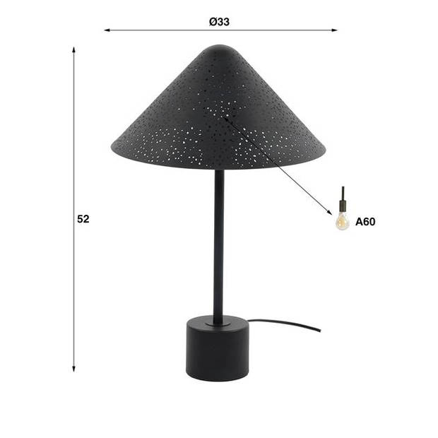 Hoyz Collection - Tafellamp Kosmos LED-dimmer - Charcoal