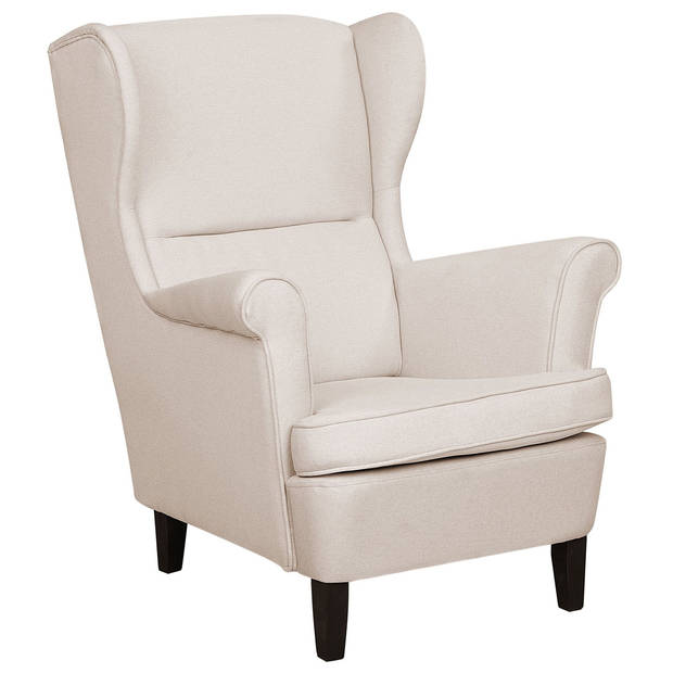 Beliani ABSON - Fauteuil-Beige-Polyester