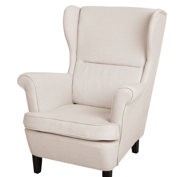 Beliani ABSON - Fauteuil-Beige-Polyester