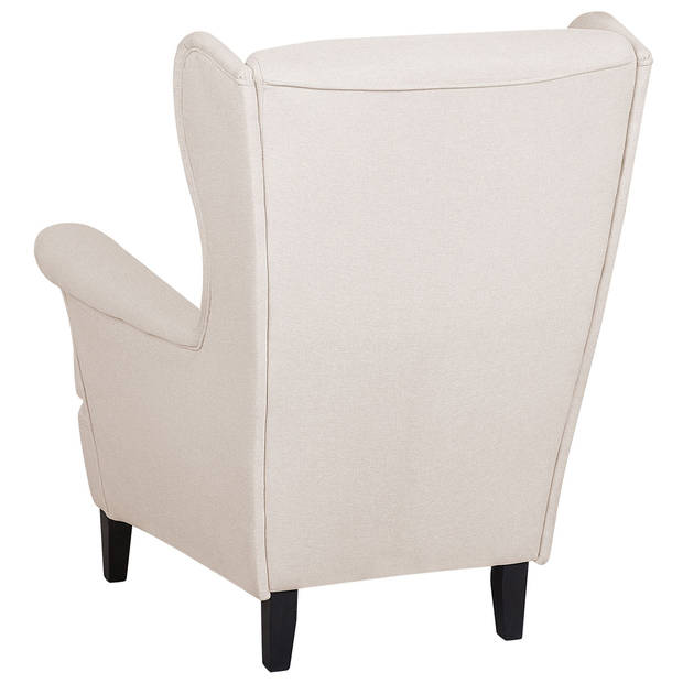 Beliani ABSON - Fauteuil-Beige-Polyester