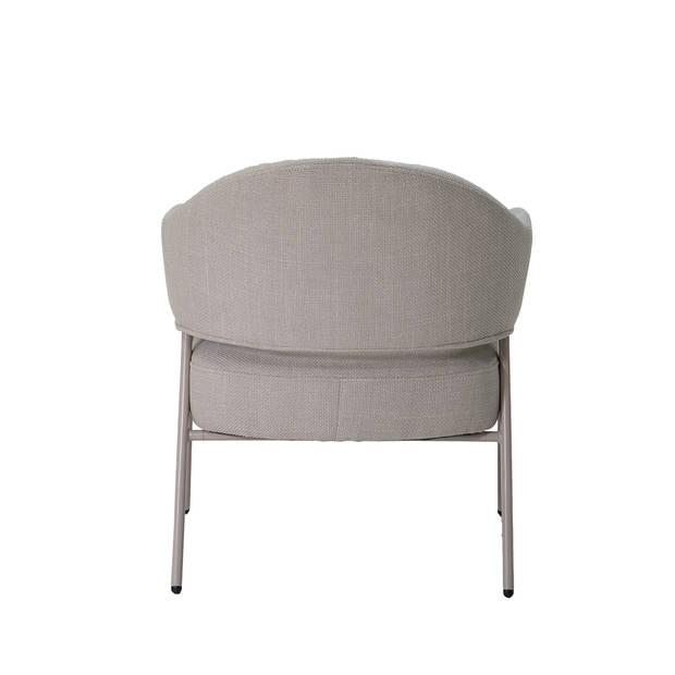 Giga Meubel - Fauteuil Beige - Stof/Textiel - 60x56x80cm - Linde