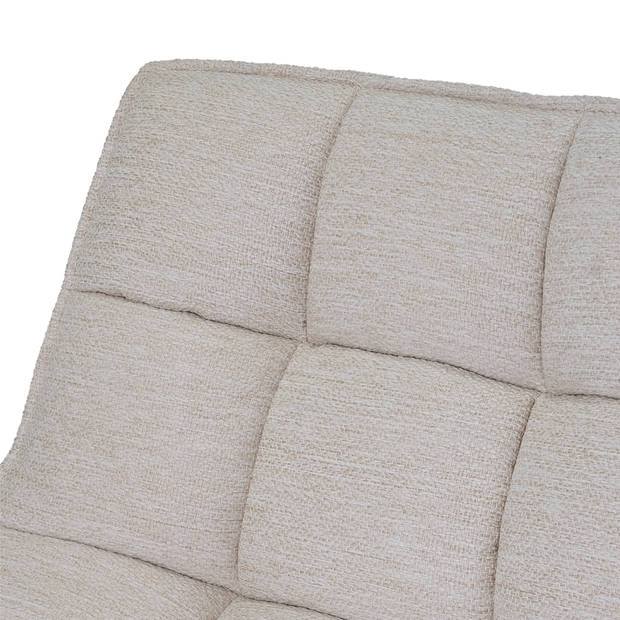 Giga Meubel - Draaifauteuil Stof/Textiel - Beige - 86x74x84cm - Mattis