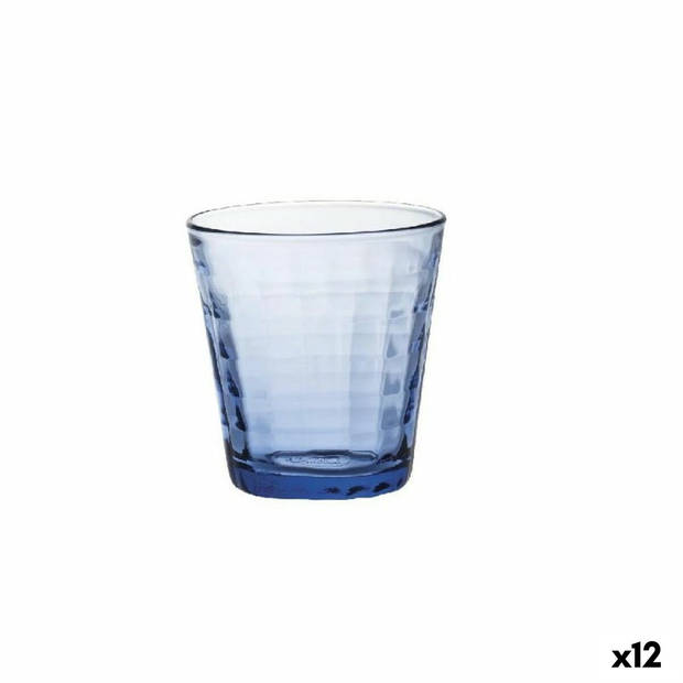 Glazenset Duralex Prisme Blauw 4 Onderdelen 275 ml (12 Stuks)