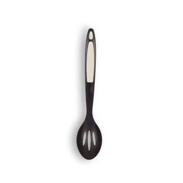 Plastic Spatula - Baking Spatula for Kitchen Utensils - 34cm Length - Black & Gray