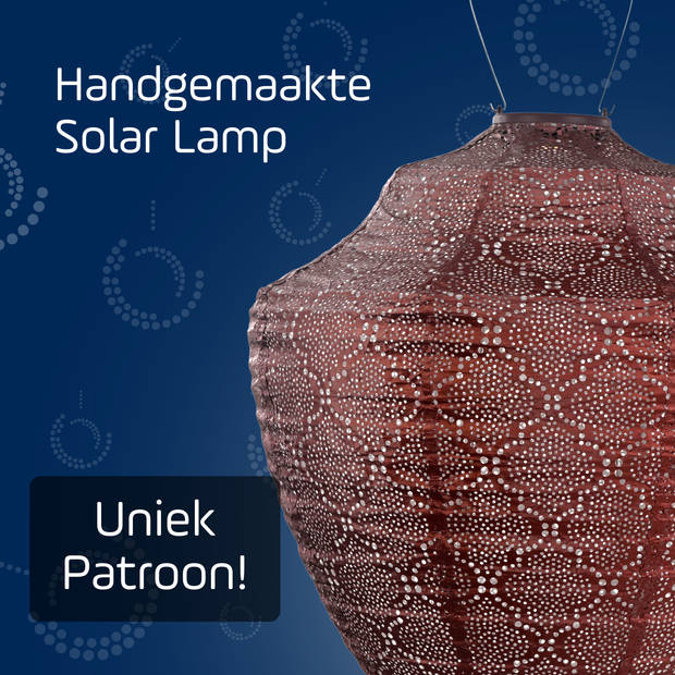 LUMIZ Solar tuinverlichting Bazaar Crown - 40 cm - Koper