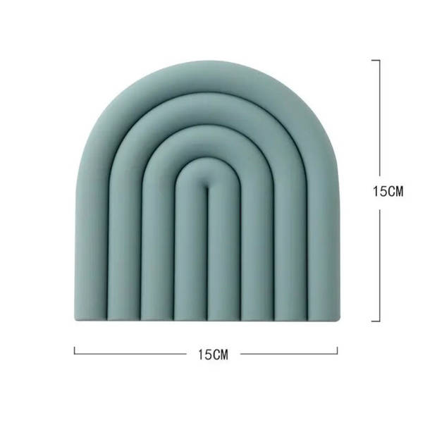 Fruitschaal Opbergmand Wave - Petrol Groen - Ø27 cm