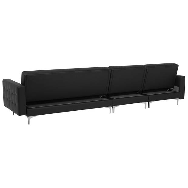 Beliani ABERDEEN - Modulaire Sofa-Zwart-Kunstleer