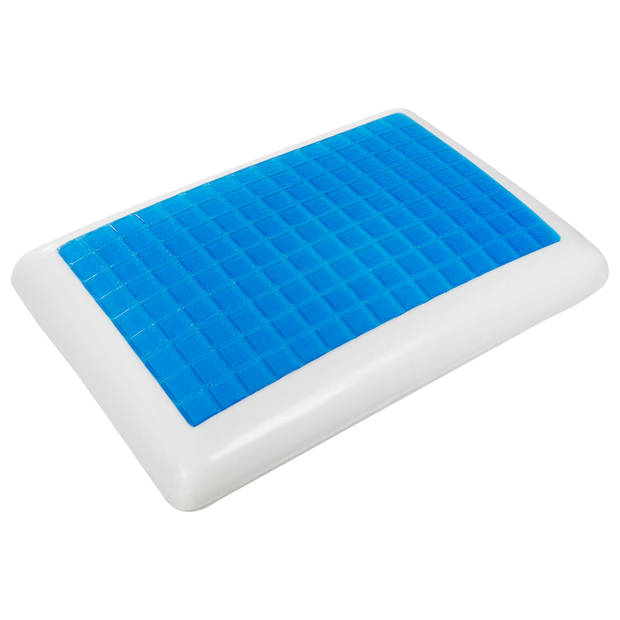 Beliani EMIN - Memoryfoam kussen-Wit-Polyester