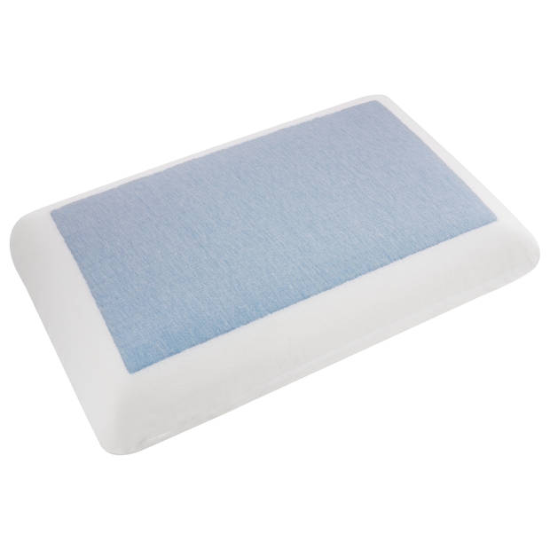 Beliani EMIN - Memoryfoam kussen-Wit-Polyester