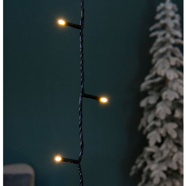 Lumineo Kerstverlichting - 80 led - klassiek warm wit - 600 cm - Kerstverlichting kerstboom