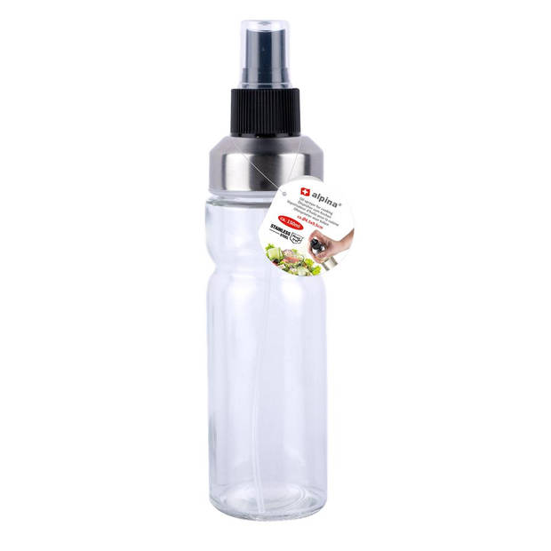 Alpina Olie spuitfles glas/RVS 150ml