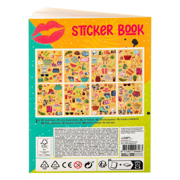 Grafix Besties Folie stickerboek A5