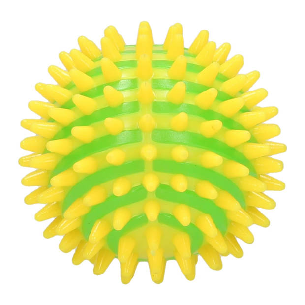 Stuiterbal spikey met licht 9cm