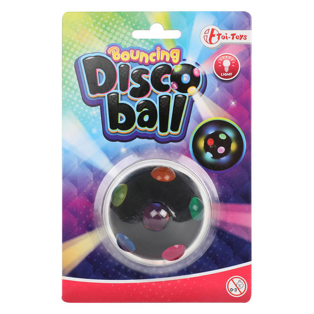 Toi Toys Stuiterbal Disco 5,5cm + licht