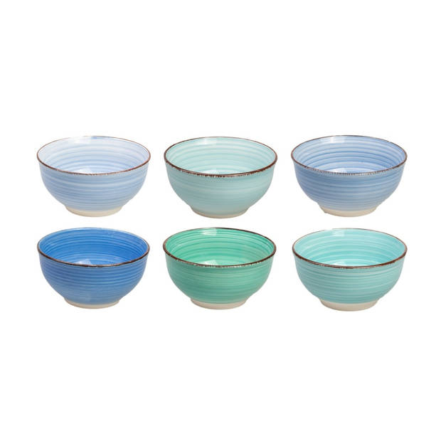 Studio Tavola Kleine Kommen Ocean Blue ø 12 cm - 6 stuks