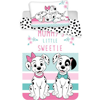 Disney 101 Dalmatiërs Little Sweetie - BABY Dekbedovertrek - 100 x 135 cm - Katoen