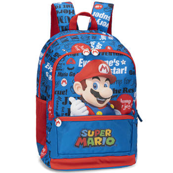 Super Mario Rugzak, Jump for Joy - 43 x 32 x 23 cm - Polyester