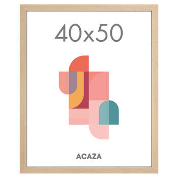 ACAZA Fotokader - Fotolijst - 40x50 cm - MDF hout - Lichte Eik