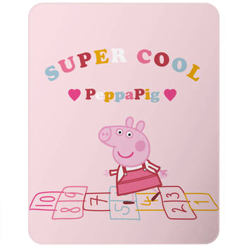 Peppa Pig Fleece deken Super Cool - 110 x 140 cm - Polyester