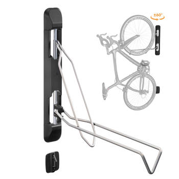 Fietsbeugel wandmontage - fiets ophangsysteem - ruimtebesparend - tot 2.1 inch banddikte