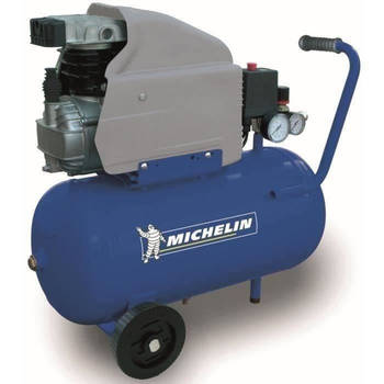 MICHELIN MB24 Compressor met tank 24 liter 2 HP 8 bar + inflatieset