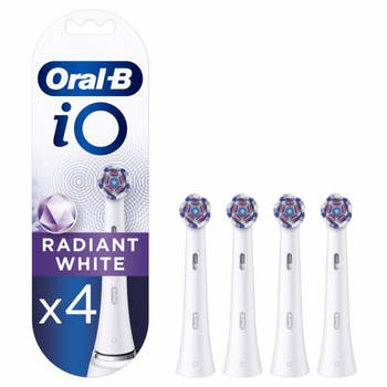 Oral-B iO stralend Witte opzetborstels - 4 stuks