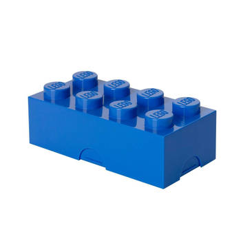 Lego - Lunchbox Brick 8 - Polypropyleen - Blauw