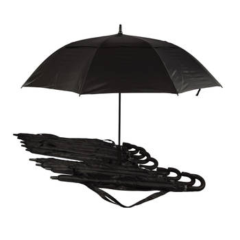 10x paraplu Stormparaplu Grote, Stevige en Automatische Paraplu polyester Diameters:130cm