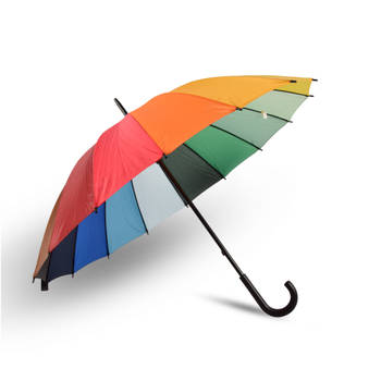 1x paraplu Stormparaplu Grote, Stevige Paraplu polyester Opvouwbare paraplu Diameters:98cm